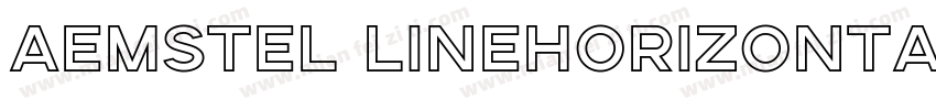 Aemstel LineHorizontal字体转换